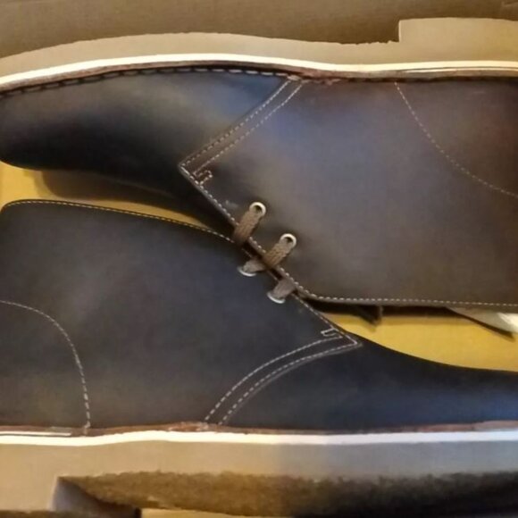 Clarks Men's Bushacre 3 Block Heel Chukka Boots Beeswax Brown Size 10.5 M - Picture 7 of 7